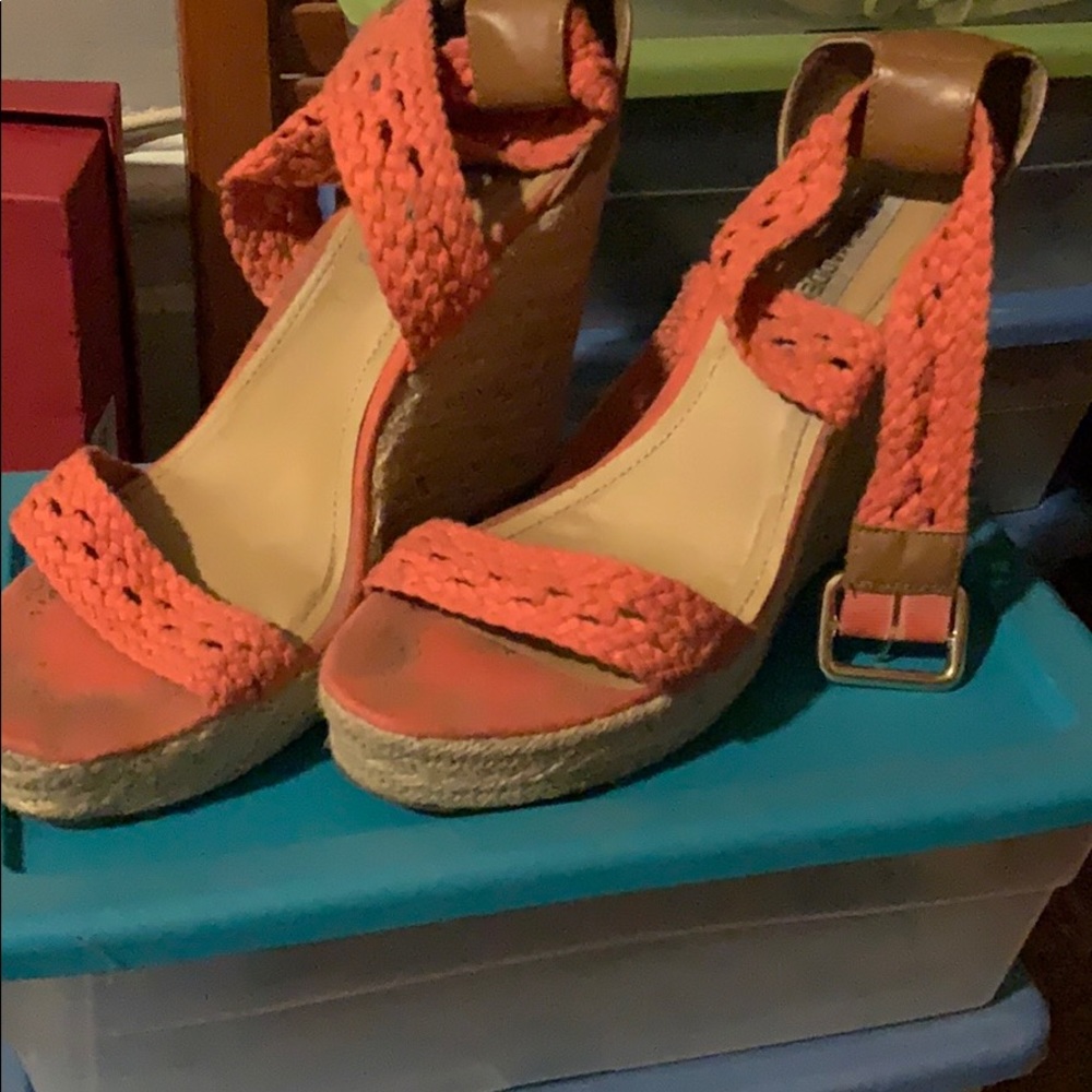 Coral Espadrilles!